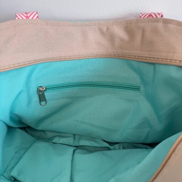 America & Beyond Summer Beaded Embellished Tote Bag - Picture 4 of 10